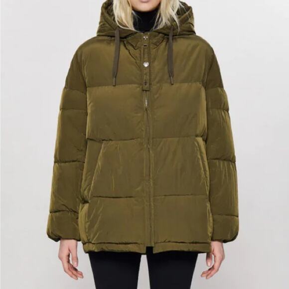 NEW Oof Wear Oversize Hooded Jacket 9063 Verde Oliva Olive Green - Picture 1 of 14